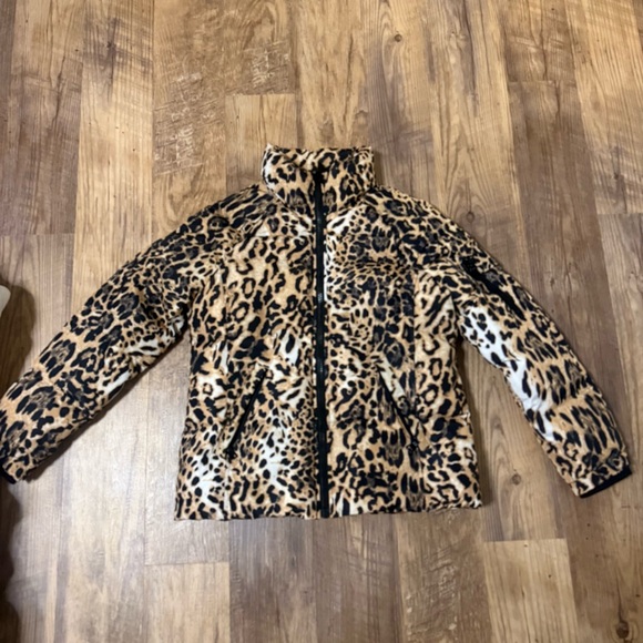 Express Jackets & Blazers - Express leopard print jacket